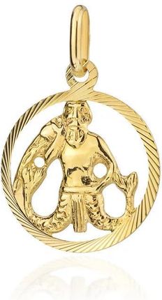 Biżuteria Gabor Złota Zawieszka Znak Zodiaku Wodnik 585