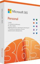 Zdjęcie Microsoft 365 Personal PL 1 osoba.; 5 urządzeń ; 12 miesięcy; wersja fizyczna; komercyjna; Polska  (QQ201752) - Katowice