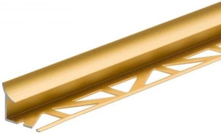 Profil wewnętrzny do glazury aluminium anoda CEZAR 10mm 2,5m Złoty