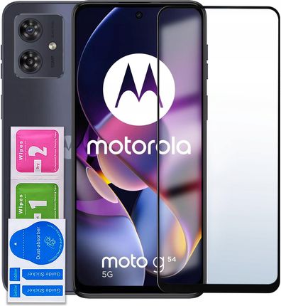 Krainagsm Szkło Hartowane 5D Do Motorola Moto G54 5G Power Edition Na Cały Ekran 9H