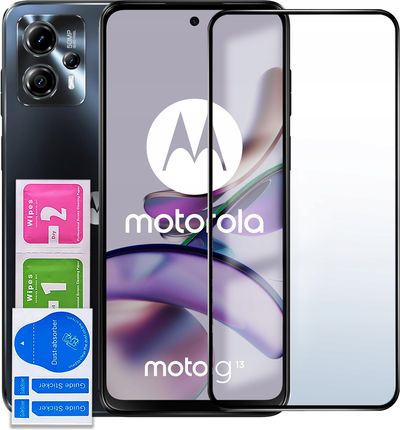 Krainagsm Szkło Hartowane 9H Na Cały Ekran Pełne 5D Do Motorola Moto G13|G23|G53