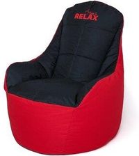 Zdjęcie Pufa Worek Gogift Boss Czarno-Czerwony Xxl 140X90Cm - Wrocław