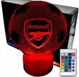 Lampka Nocna Arsenal Fc Piłka Nożna 3D Lamp Led