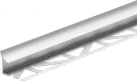Profil wewnętrzny do glazury aluminium anoda CEZAR 10mm 2,5m Srebrny