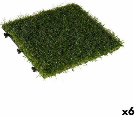Ibergarden Podest Tarasowy Trawnik Kolor Zielony Plastikowy 30X3,5X30cm 6Szt.