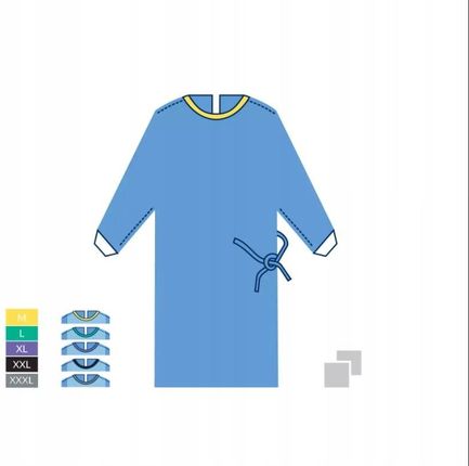 Zarys Sterylny Fartuch Chirurgiczny Standard Xl 2Ręcznik