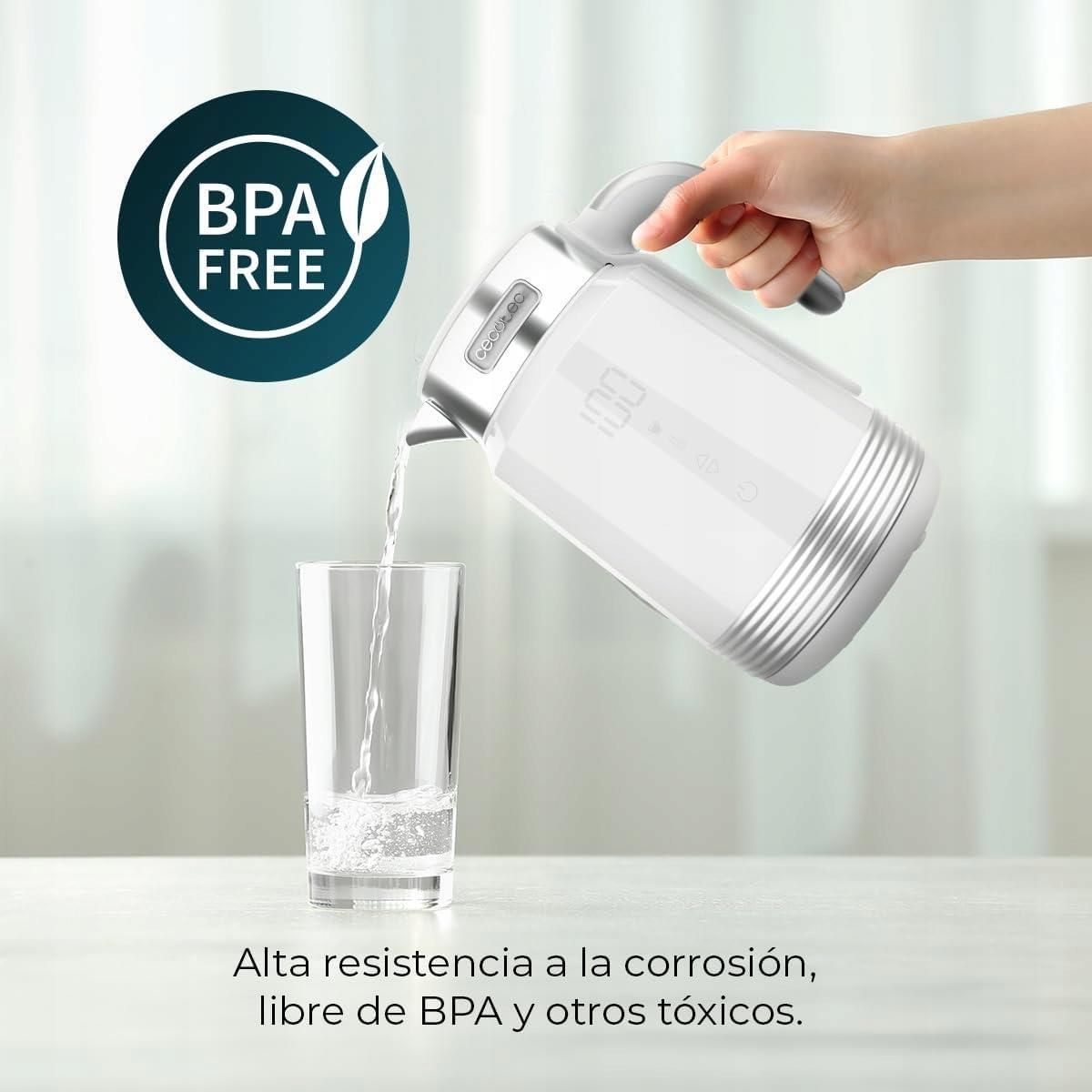 фото Електрочайник Cecotec ThermoSense 600 Touch White (01749) 2