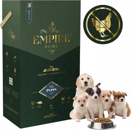 Empire Prime Sucha Karma Junior Puppy Duże I Średnie Rasy Lekkostrawna 7Kg