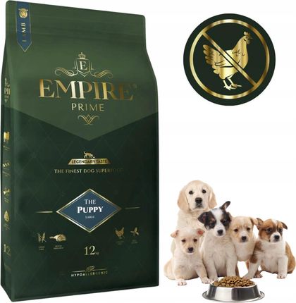 Empire Prime Sucha Karma Junior Puppy Duże I Średnie Rasy Lekkostrawna 12Kg