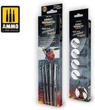 Zdjęcie Ammo Mig Ammo: Wargaming Universe Miniature Premium Dio Drybrush Brush Set - Tychy