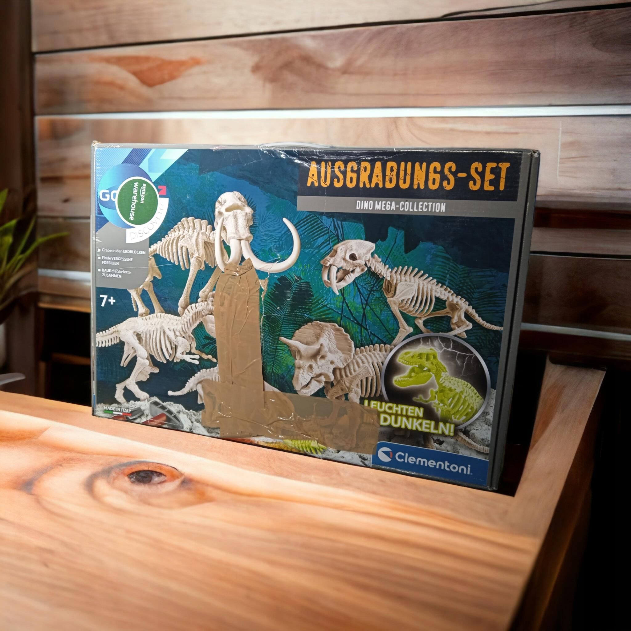 Clementoni Galileo Discovery: Kit Scavo Con Meteorite Originale Per Bambini 7+ Con Martello E Scalpello