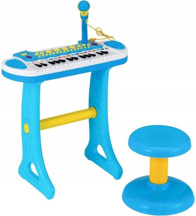 Costway Keyboard Pianino Cyfrowe Dla Dzieci Z Mikrofonem I Stołkiem