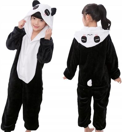 Panda Kombinezon Piżama Kigurumi 110-116-122 Kostium Jednoczęściowa Ciepła