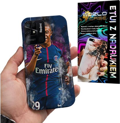 World Case Etui Do Xiaomi Redmi 10C Mbape Psg Piłkarskie Messi Ronaldo