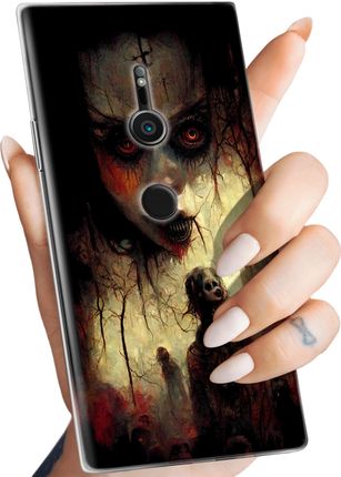 Hello Case Etui Do Sony Xperia Xz 2 Halloween Zombie Dynie Czaszki Czarownice
