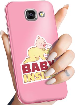 Hello Case Etui Do Samsung Galaxy A3 2016 Ciążowe Pregnant Baby Shower Obudowa