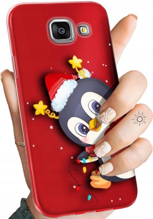 Hello Case Etui Do Samsung Galaxy A3 2016 Święta Christmas Mikołaj Pingwin