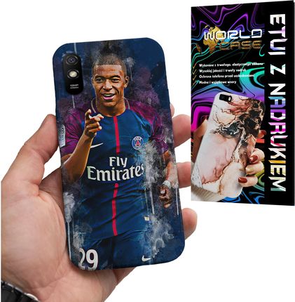 World Case Etui Do Xiaomi Redmi 9A Mbape Psg Piłkarskie Messi Ronaldo