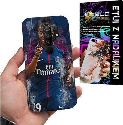 World Case Etui Do Xiaomi Redmi 9 Mbape Psg Piłkarskie Messi Ronaldo