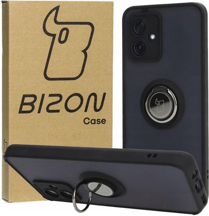 Bizon Etui Case Hybrid Ring Do Motorola Moto G54 5G Czarne