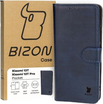 Bizon Etui Case Pocket Do Xiaomi 13T Pro Granatowe