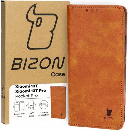 Bizon Etui Case Pocket Pro Do Xiaomi 13T Brązowe