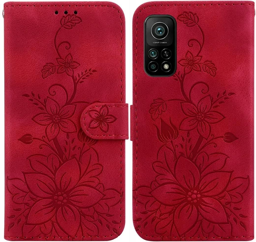 SATURCASE Funda Para Xiaomi Redmi 11A / Redmi 12C, Línea Curva Cuero De La PU Magnético Billetera [Ranuras Para Tarjetas] [Correa De Mano] Apoyo Protector Carcasa Estuche (HX-Negro