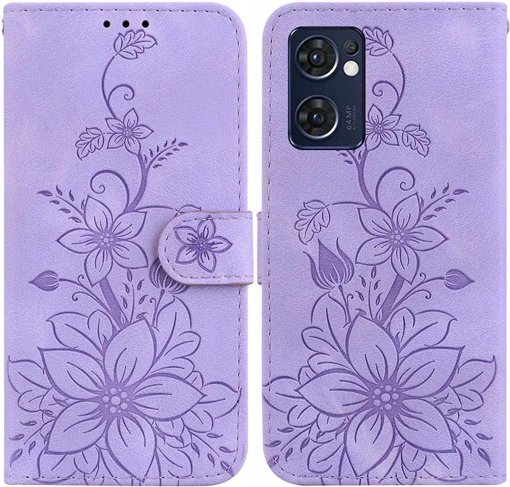 BellaCase Custodia a Portafoglio in Pelle Premium Oppo Reno 11 5G [Slot per schede] [Cavalletto] [Fibbia Magnetica] Cover Oppo Reno 11 5G Smartphone ( Nero