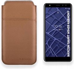 Leo Etui Case Wsuwka Z Naturalnej Polskiej Skóry Do Maxcom Ms459