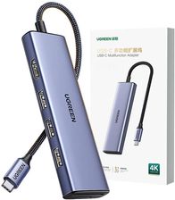 Zdjęcie Ugreen Hub Usb Adapter Cm511 Usb-C Do Hdmi, 3X Usb-A 3.0, Sd/Tf (20956A) - Leszno