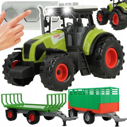Stator Traktor Ciągnik Przyczepy Rolnicze Interaktywny +2 Zestaw Farmera