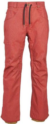 Spodnie 686 - Stretch Rebel Shell Pant Rusty Red Denim Rus Rozmiar: S