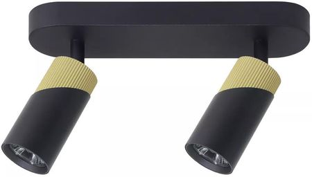 Milagro Lampa Sufitowa Neo Black Gold 2Xgu10 (Ml0281)