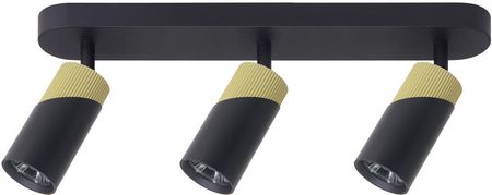 Milagro Lampa Sufitowa Neo Black Gold Spot 3Xgu10 (Ml0282)