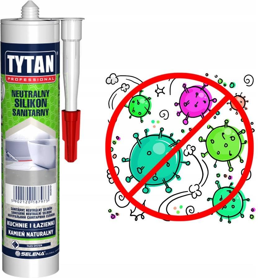 TYTAN PROFESSIONAL Neutralny Silikon Sanitarny 310 ml - Opinie i ceny ...
