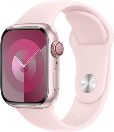 Apple Watch Series 9 GPS + Cellular Koperta 41mm Z Aluminium W Kolorze Jasnoróżowym Z Paskiem Sportowym W Kolorze Jasnoróżowy (MRHY3QCA)
