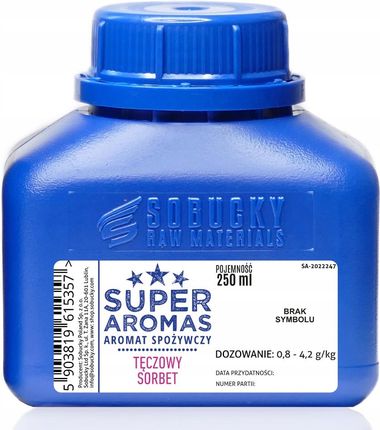 Super Aromas Aromat Spożywczy Tęczowy Sorbet 250ml