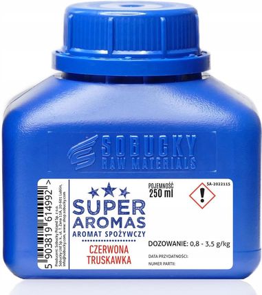 Super Aromas Aromat Czerwona Truskawka 250ml