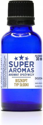 Super Aromas Aromat Spożywczy Biszkopt Typ Słodki 30ml