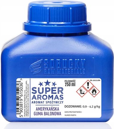 Super Aromas Aromat Amerykańska Guma Balonowa 250ml
