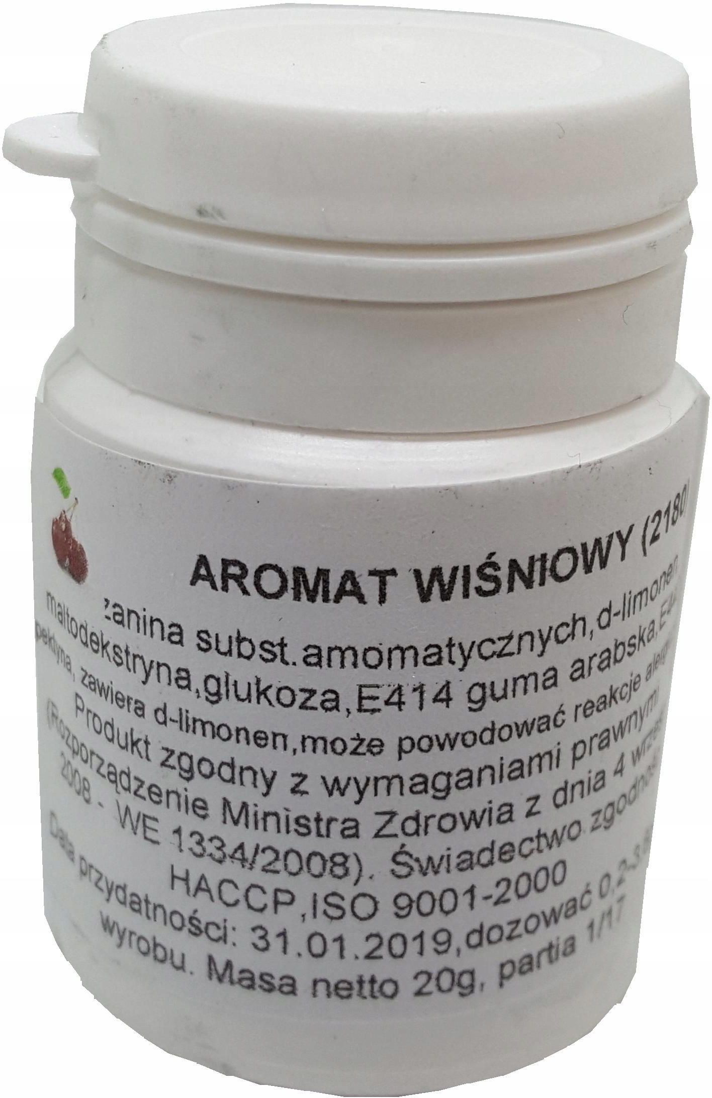 Sweet Yarco 2x Aromat Wiśniowy Wiśnia 20g - Ceny i opinie - Ceneo.pl