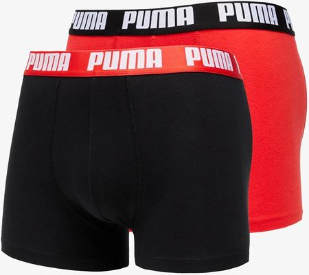 Puma 2 Pack Basic Boxers Red/ Black