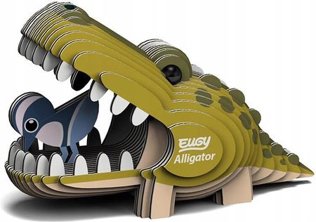 Eugy Układanka 3D Przestrzenna Eko Dla Dzieci Aligator 22 Elementy