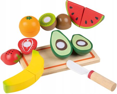 Playtive Zestaw Drewnianych Produktów Spożywczych Owoce