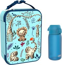 Zdjęcie Śniadaniowy zestaw szkolny ION8 Zebra Fun. Lunchbag i bidon 400ml z RECYCLON | PRODUKT DOSTĘPNY TYLKO ONLINE !!! - Siechnice