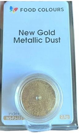 Food Colours Barwnik W Proszku New Gold Metallic Dust 2,5g