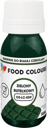 Food Colours Barwnik Do Czekolady I Mas Tłustych 18ml Zieleń Butelkowa Spożywczy