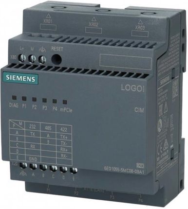 Siemens Moduł Komunikacyjny Logo! 8 Modbus Rtu  Rs232 485  4-Portowy Przełącznik Bez Silnika 4G Lte Anteny Gps 6Ed1055-5Mc08-0Ba1