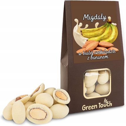 Green Touch Migdały W Białej Czekoladzie Z Bananem 100g Banan Liofilizowany I