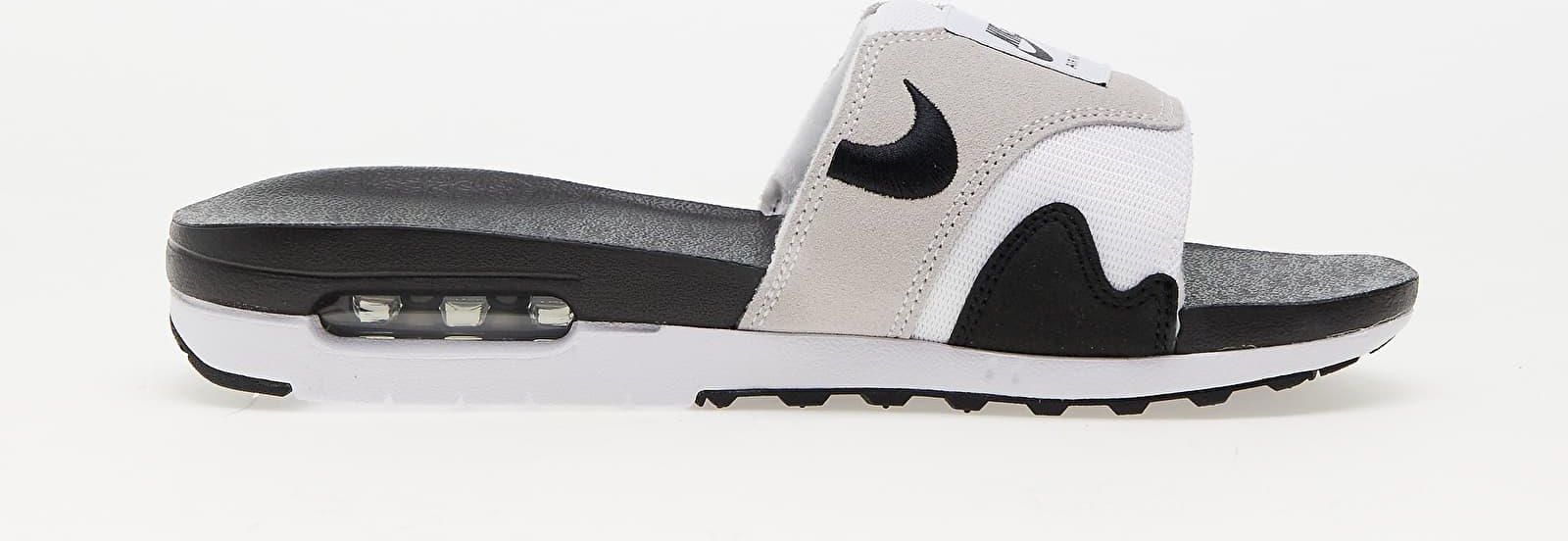 Nike Air Max 1 Slide White/ Black-Lt Neutral Grey - Ceny i